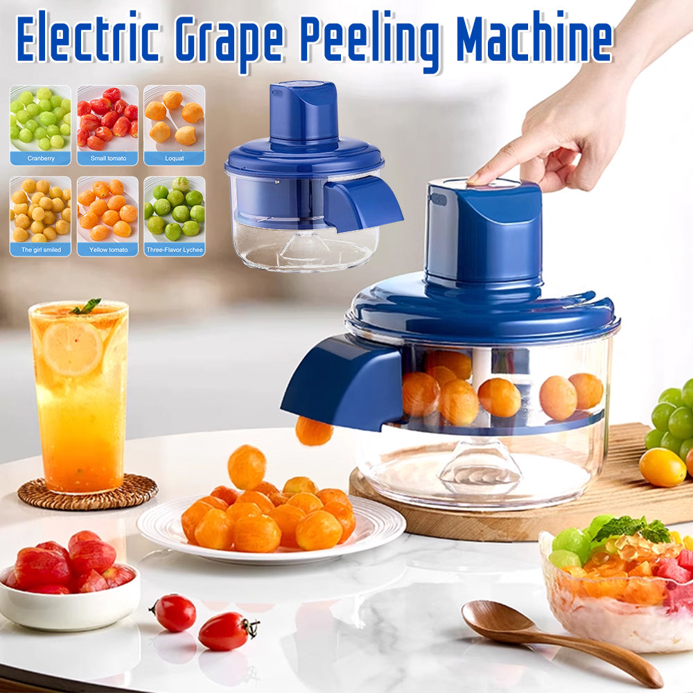 Automatic Electric Grape Peeler – Rechargeable Hands‑Free Fruit Skin Remover